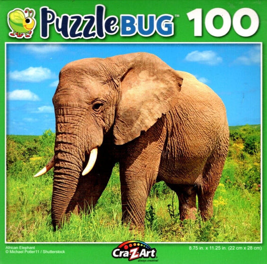 African Elephant - 100 Pieces Jigsaw Puzzle v2