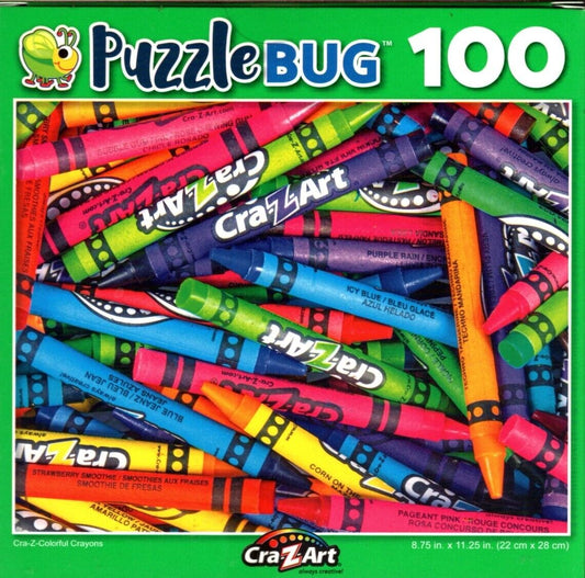 CRA-Z-Colorful Crayons - 100 Pieces Jigsaw Puzzle