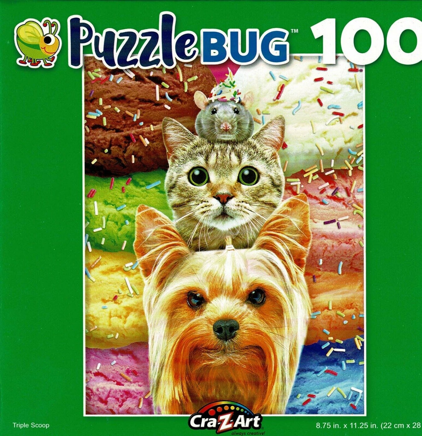 Triple Scoop - 100 Pieces Jigsaw Puzzle