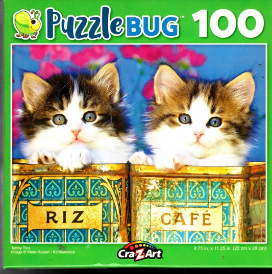 Cra-Z-Art Tabby Tins - Puzzlebug - 100 Piece Jigsaw Puzzle