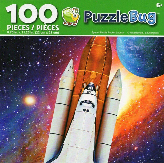 Cra-Z-Art Space Shuttle Rocket Launch - Puzzlebug - 100 Piece Jigsaw Puzzle