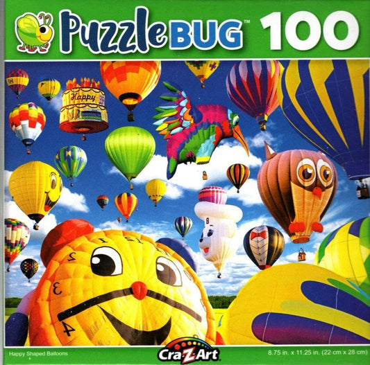 Happy Shaped Balloons - 100 Pieces Jigsaw Puzzle