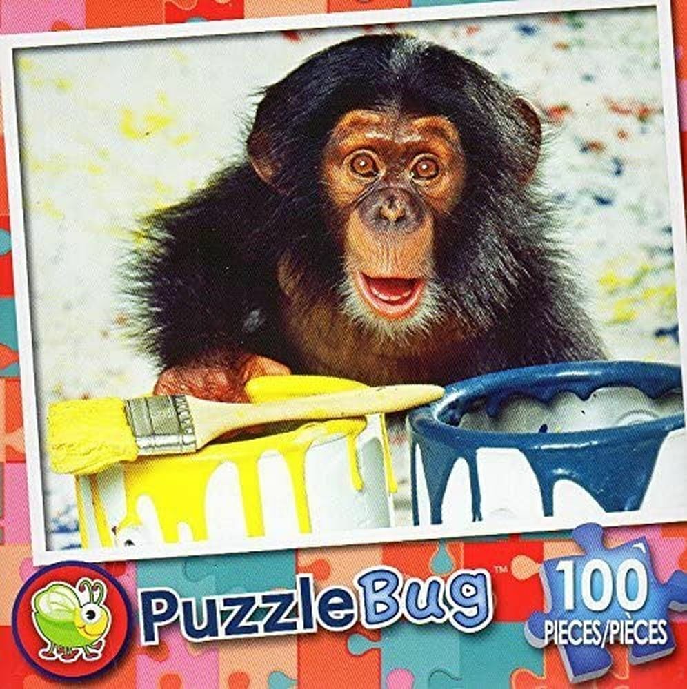 Chimpy - PuzzleBug - 100 Piece Jigsaw Puzzle