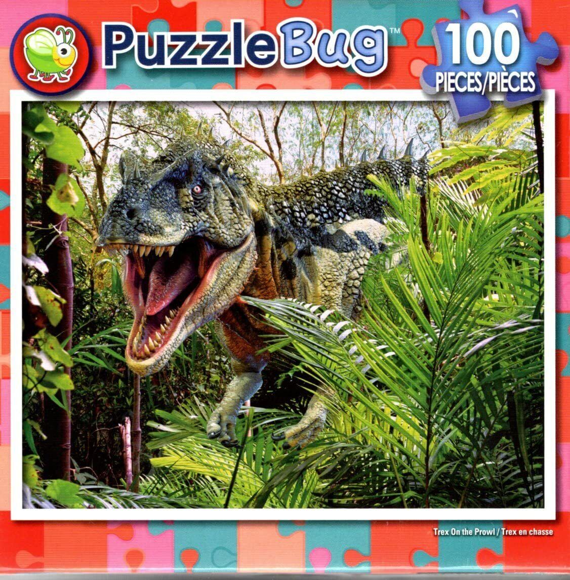 Puzzlebug Trex On the Prowl 100 Piece Jigsaw Puzzle