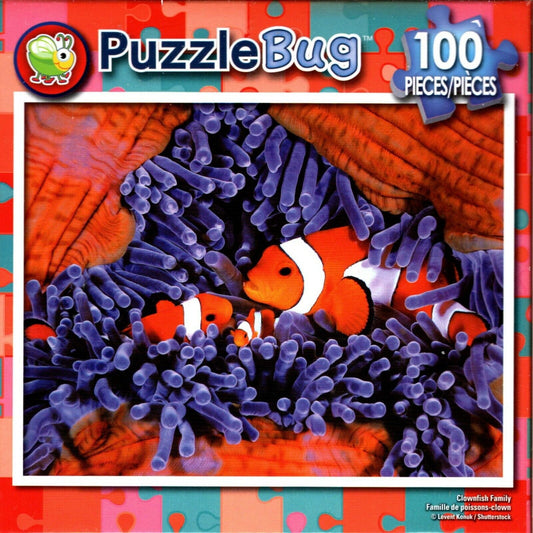 Clownfish Family - 100 Piece Jigsaw Puzzle