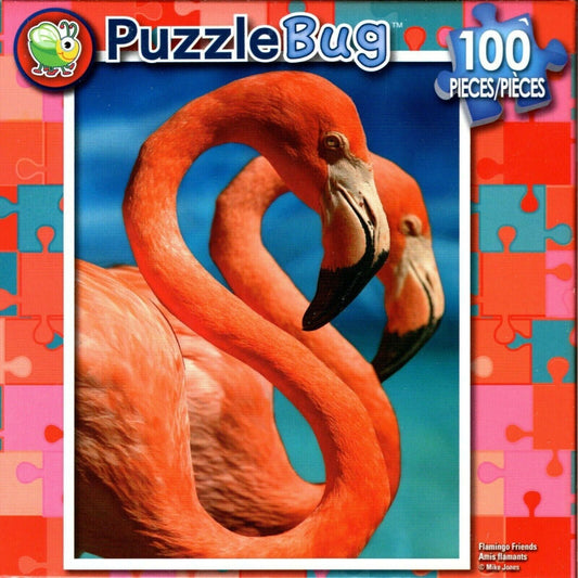 Flamingo Friends - 100 Pieces Jigsaw Puzzle