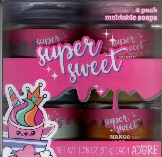 Adore 4 Pk. Super Sweet Moldable Soap
