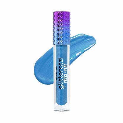 ALLURE HARD CANDY GLITTERATZI PRESS PLAY GLITTER REVEAL LIPSTICK TURQUOISE BLUE