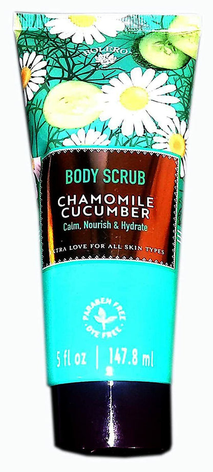 Body Scrub Chamomile Cucumber Calm, Nourish & Hydrate 5fl oz (Set of 2)