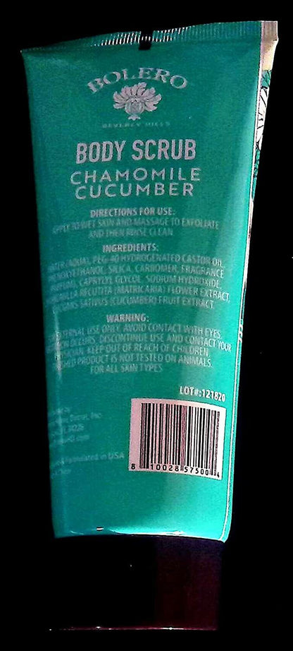 Body Scrub Chamomile Cucumber Calm, Nourish & Hydrate 5fl oz (Set of 2)