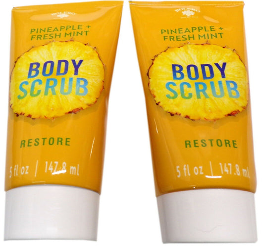 Body Scrub Pineapple & Fresh Mint Restore 5fl oz (147.8ml) (Set of 2 Pack)