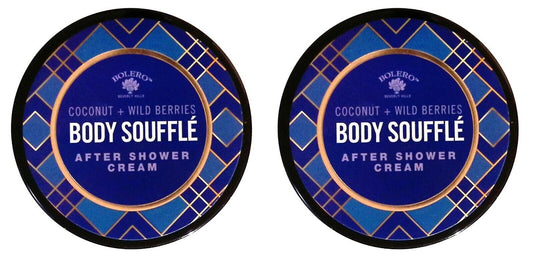 Body Souffle Coconut + Wild Berries After Shower Cream (Set of 2 Pack)