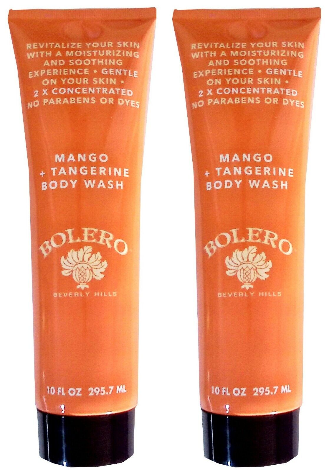 Body Wash Mango + Tangerine 10fl oz (295.7ml) (For All Skin Types) Set of 2 Pack