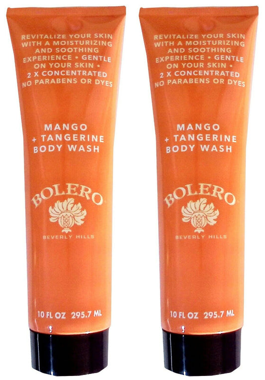 Body Wash Mango + Tangerine 10fl oz (295.7ml) (For All Skin Types) Set of 2 Pack