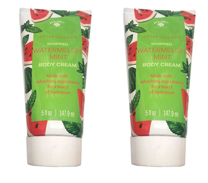 Bolero After Shower Whipped Body Cream - Watermelon & Mint 5fl oz Set of 2