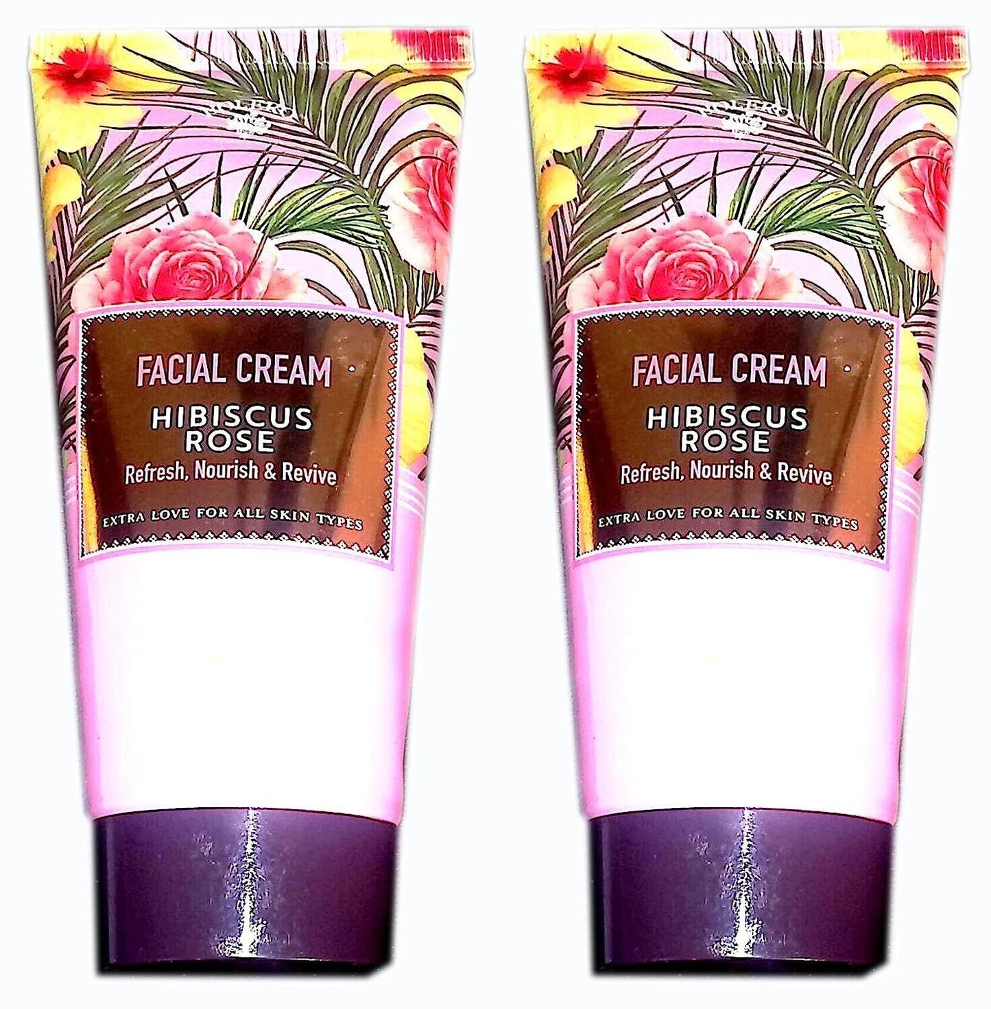 Bolero Beverly Hills Facial Cream Hibiscus Rose Refresh, Nourish & Revive 3fl oz (Set of 2)
