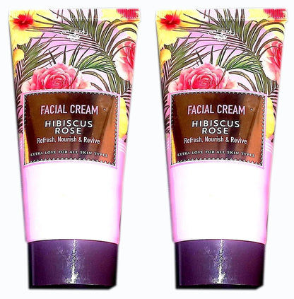 Bolero Beverly Hills Facial Cream Hibiscus Rose Refresh, Nourish & Revive 3fl oz (Set of 2)