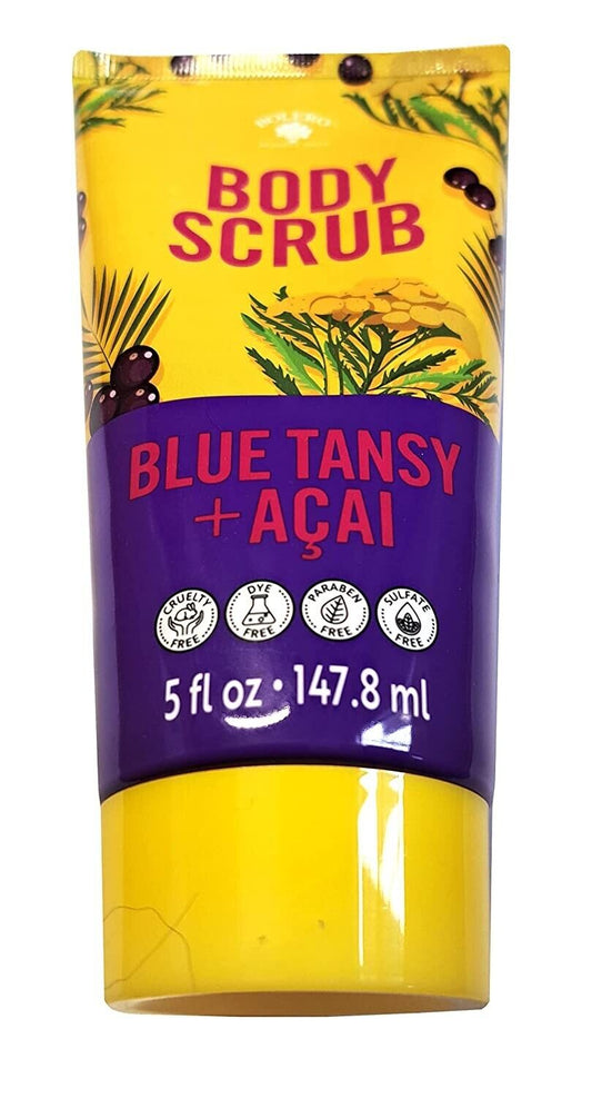 Bolero Body Scrub Blue Tansy & Acai 5fl oz.