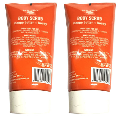 Bolero Body Scrub Mango Butter & Honey 5fl oz. 147,8ml (Set of 2)