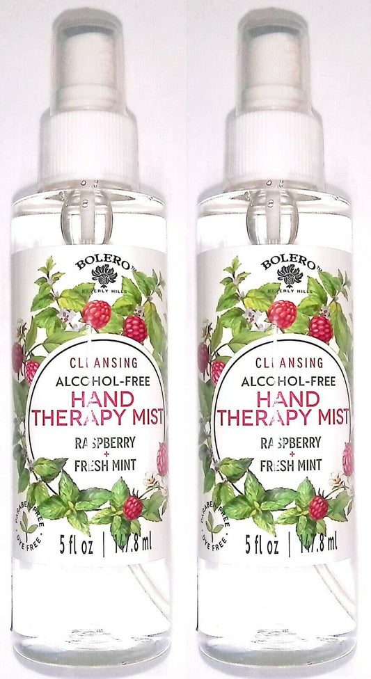 Bolero Cleansing Alcohol - Free Hand Therapy Mist Raspberry + Fresh Mint 5fl Set