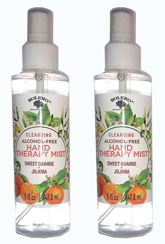 Bolero Cleansing Alcohol - Free Hand Therapy Mist Sweet Orange + Jojoba (Set of 2)