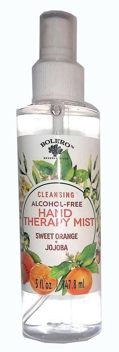Bolero Cleansing Alcohol - Free Hand Therapy Mist Sweet Orange + Jojoba 5fl oz