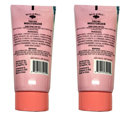 Bolero Facial Moisturizer Strawberry Seed & Kiwi 3fl oz, 88.7ml (Set of 2 Pack)