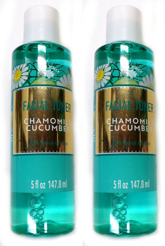 Bolero Facial Toner Chamomile + Cucumber Calm, Nourish & Hydrate Set of 2 Pack