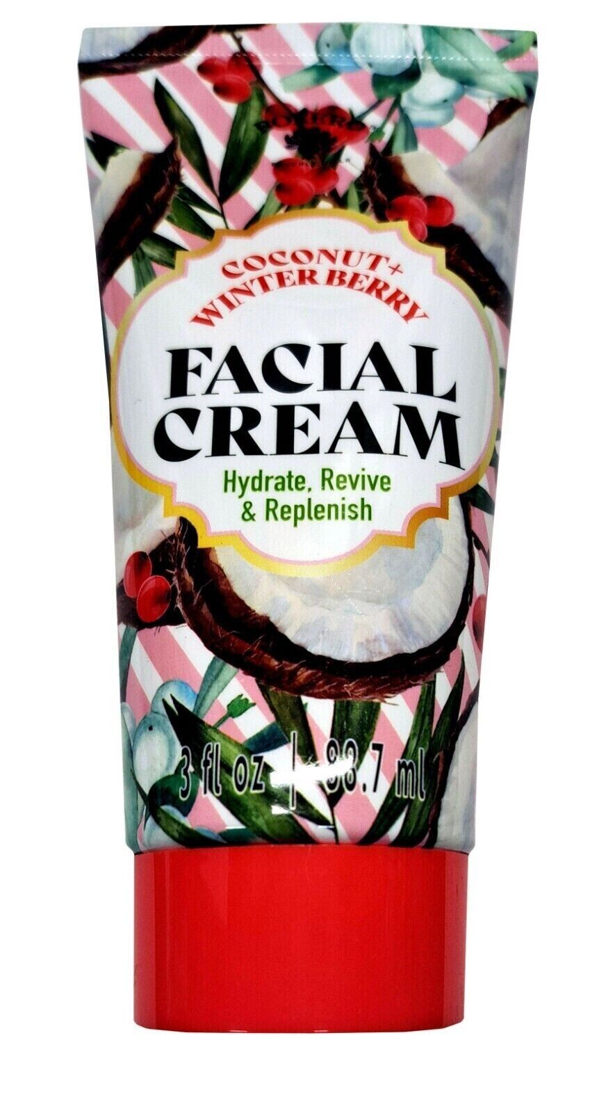 Bolero Gentle Face Exfoliator & Facial Cream Coconut + Winter Berry (Set of 2)