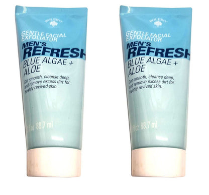 Bolero Gentle Facial Exfoliator Men's Refresh - Blue Algae & Aloe 3fl oz Set