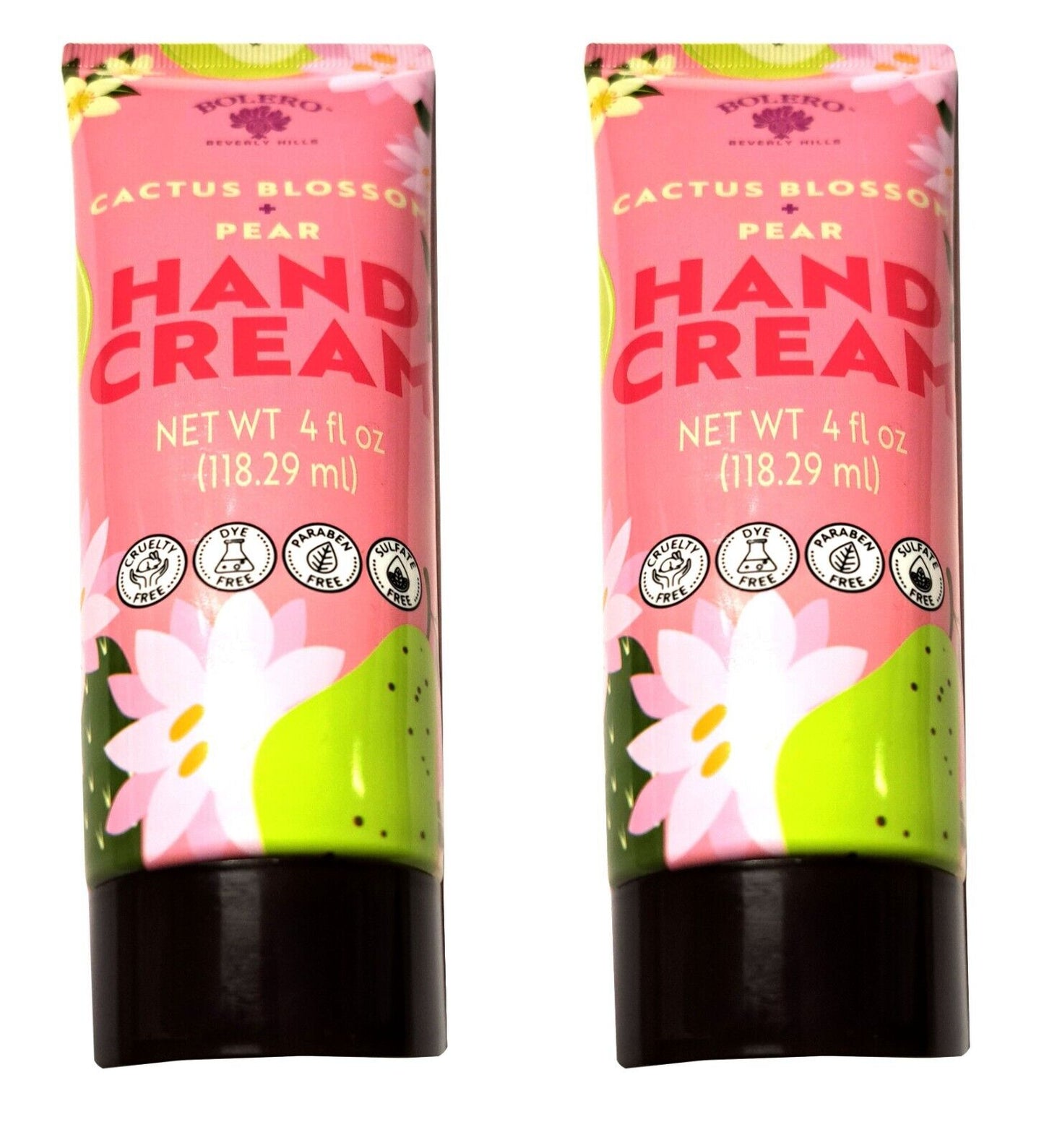 Bolero Hand Cream Cactus Blossom & Pear 4fl oz (Set of 2)