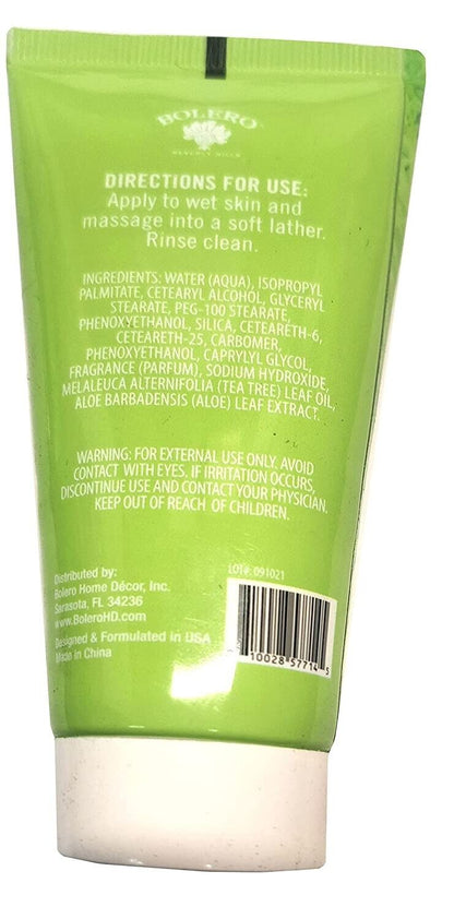 Bolero Renew Gentle Face Exfoliator - Tea Tree & Aloe Vera 3fl oz Set of 2