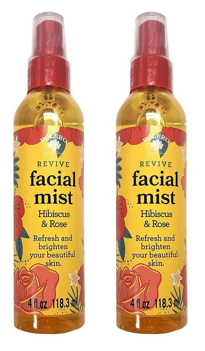 Bolero Revive Facial Mist Hibiscus & Rose 4fl oz Set of 2