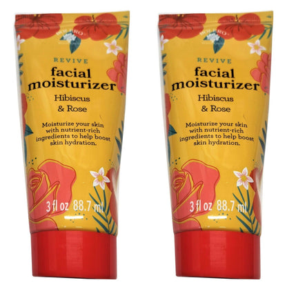 Bolero Revive Facial Moisturizer Hibiscus & Rose 3fl oz, 88,7ml (set of 2 Pack)