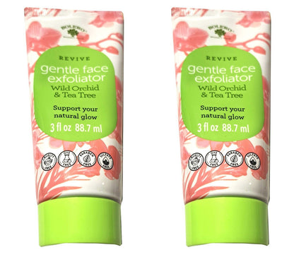 Bolero Revive Gentle Face Exfoliator - Wild Orchid & Tea Tree 3fl oz (Set of 2)