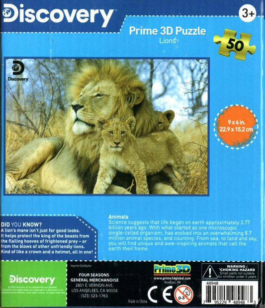 Discovery - Prime 3D 50 Pieces Jigsaw Puzzle