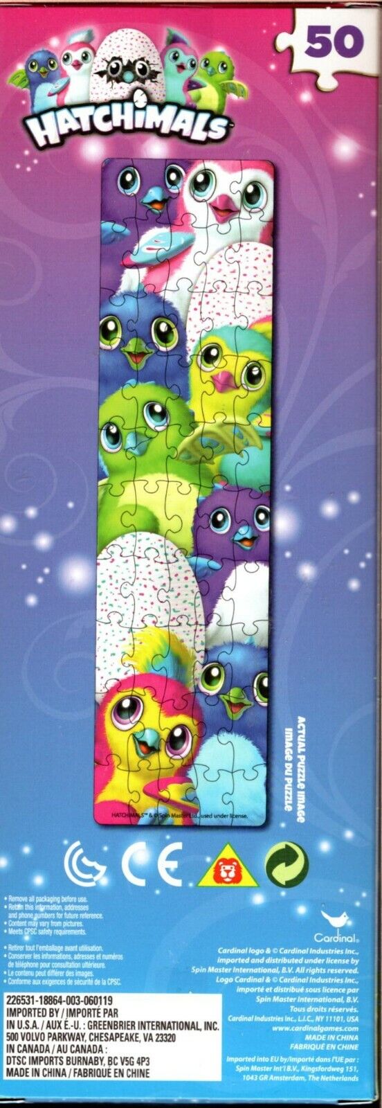 Hatchimals - 50 Piece Tower Jigsaw Puzzle