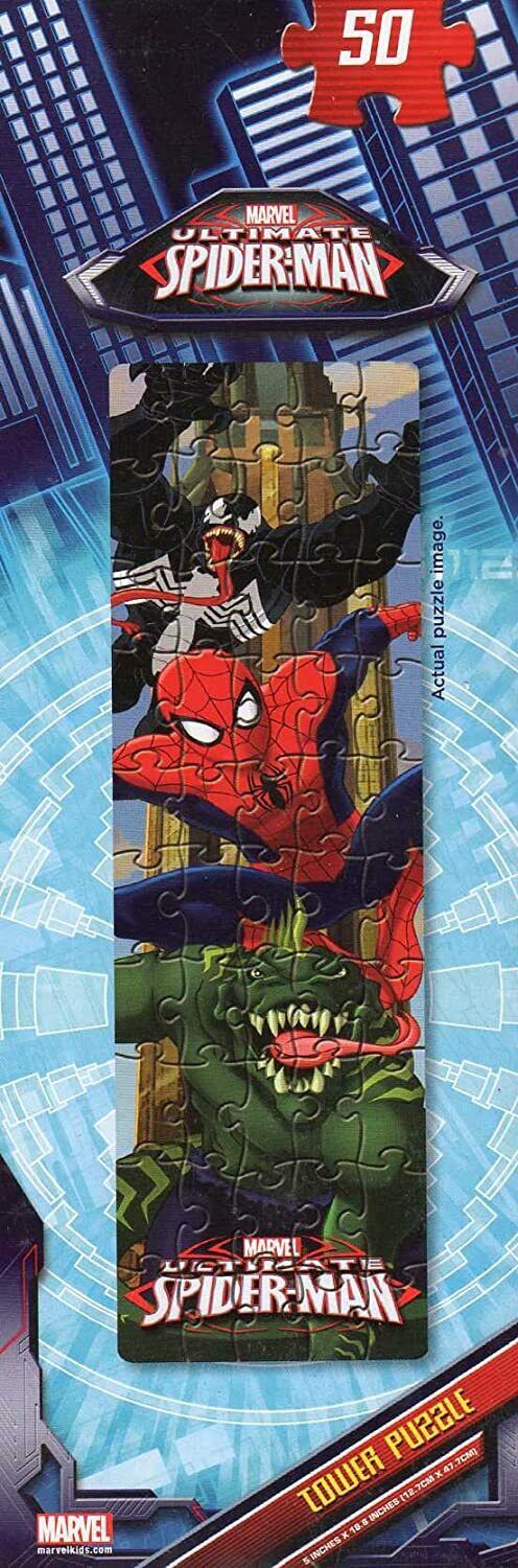 Spider - MEN Tower Puzzle #1 - 50 Pc Jigsaw Puzzle - NEW