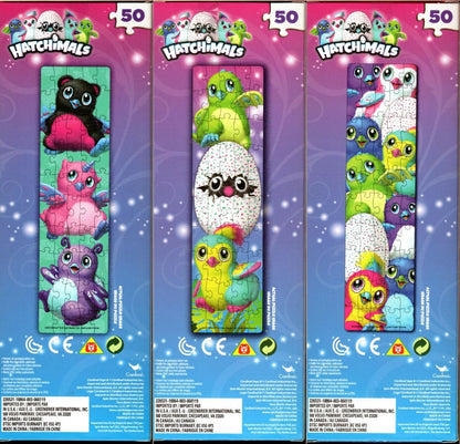 Hatchimals - 50 Piece Tower Jigsaw Puzzle (Set of 3)