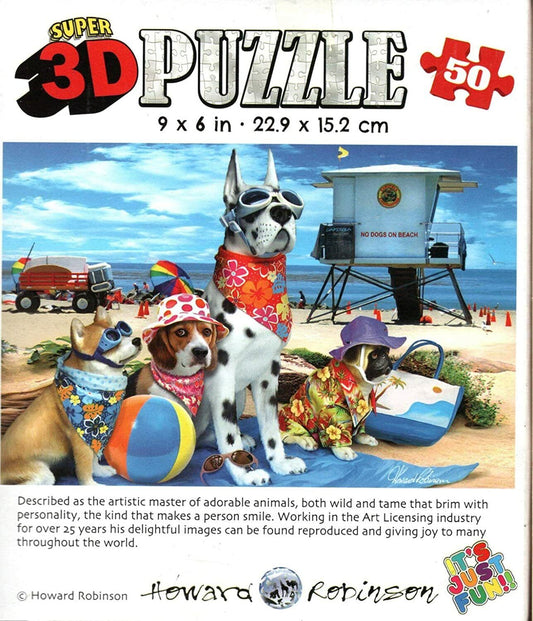 Stay Cool - Super 3D 50 Pieces Jigsaw Puzzle