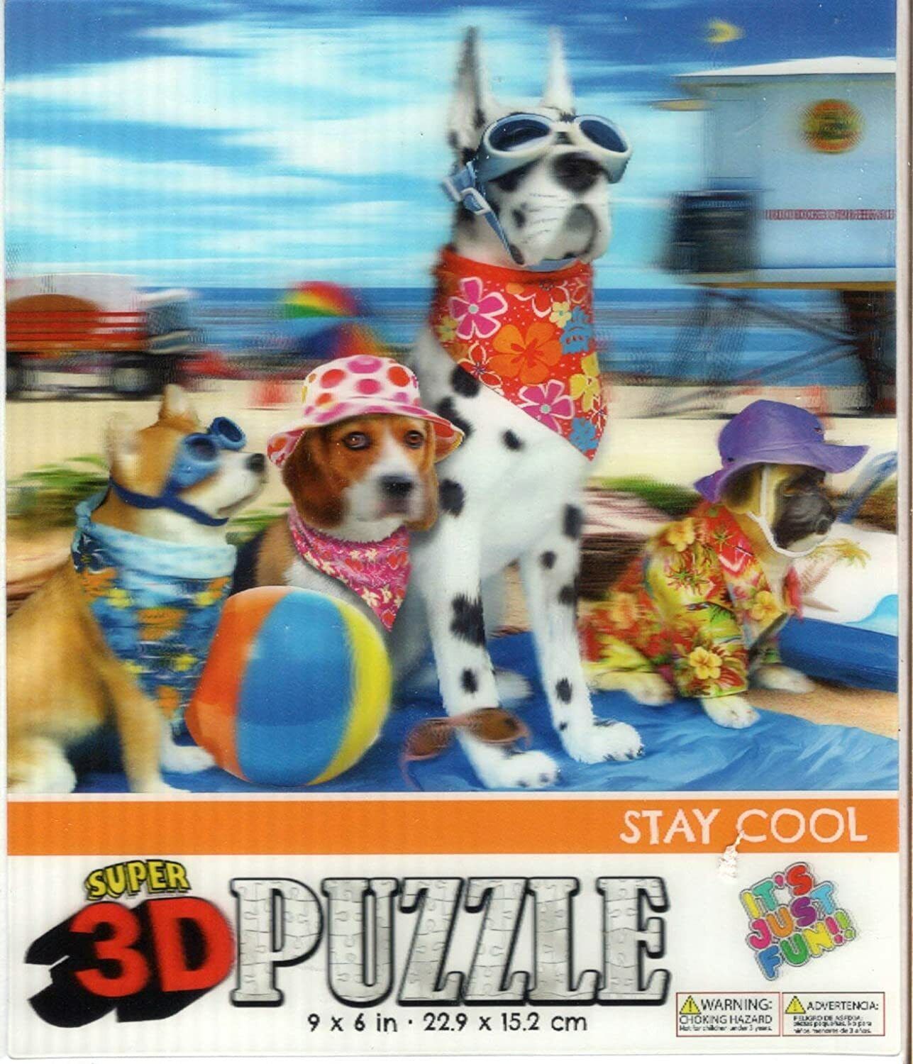 Stay Cool - Super 3D 50 Pieces Jigsaw Puzzle