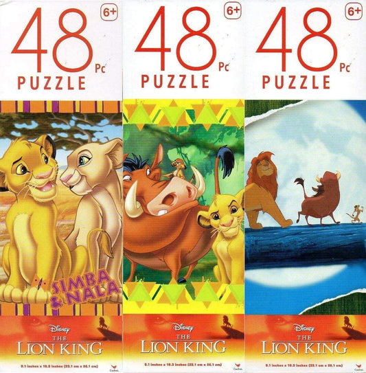 The Lion King - 48 Pieces Jigsaw Puzzle (Set of 3)