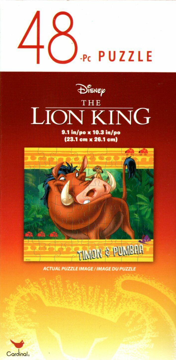 Have one to sell? Sell now The Lion King - 48 Pieces Jigsaw Puzzle - v1 (Set of 2)