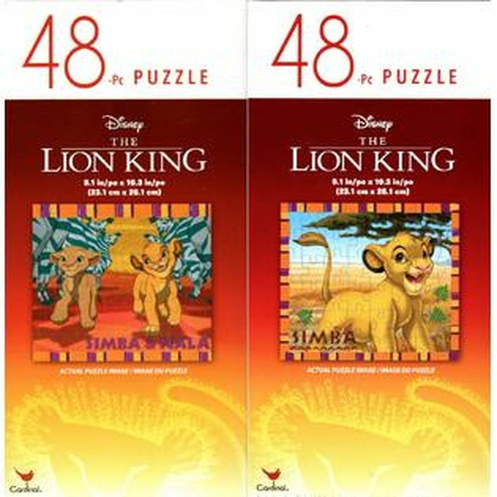 The Lion King - 48 Pieces Jigsaw Puzzle - v2 (Set of 2)