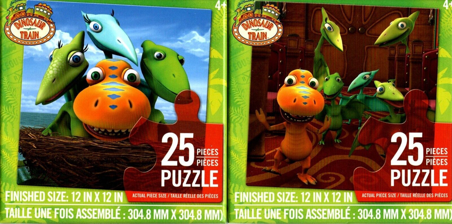 Driamtivity Dinosaur Train - 25 Pieces Jigsaw Puzzle Set of 2