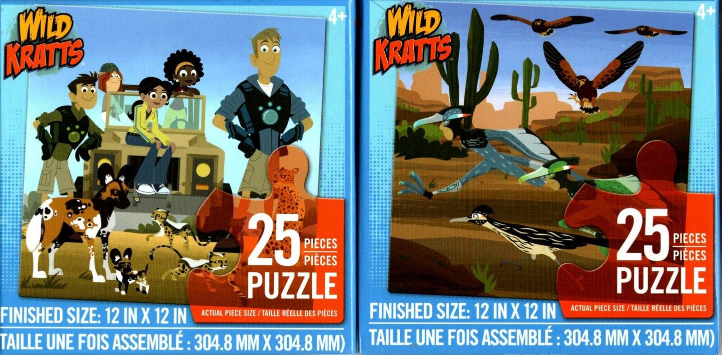 Driamtivity Wild Kratts - 25 Pieces Jigsaw Puzzle (Set of 2)