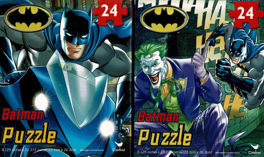 Batmen - 24 Piece Jigsaw Puzzle (Set of 2)