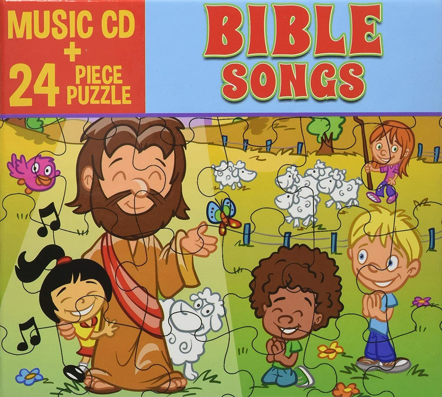 Bible Songs For Kids (Various Artists) [New CD] + 24 pc Puzzle