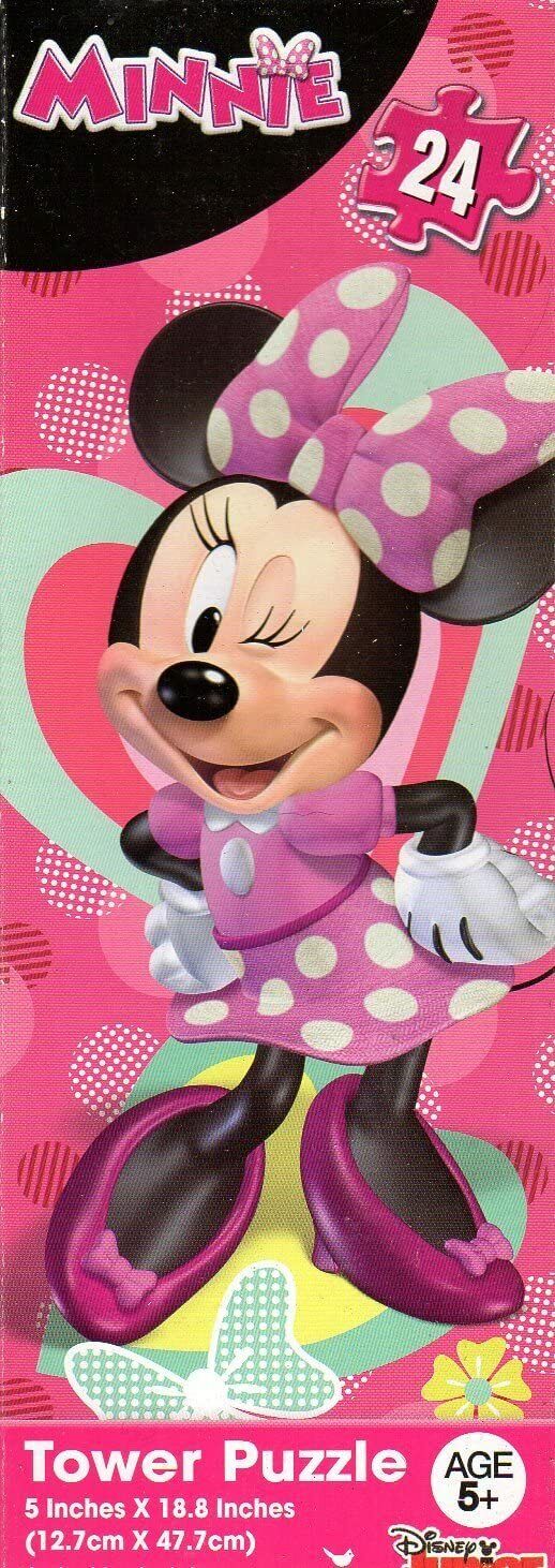 Cardinal Disney Minnie Mouse - 24 Piece Tower Jigsaw Puzzle - v2