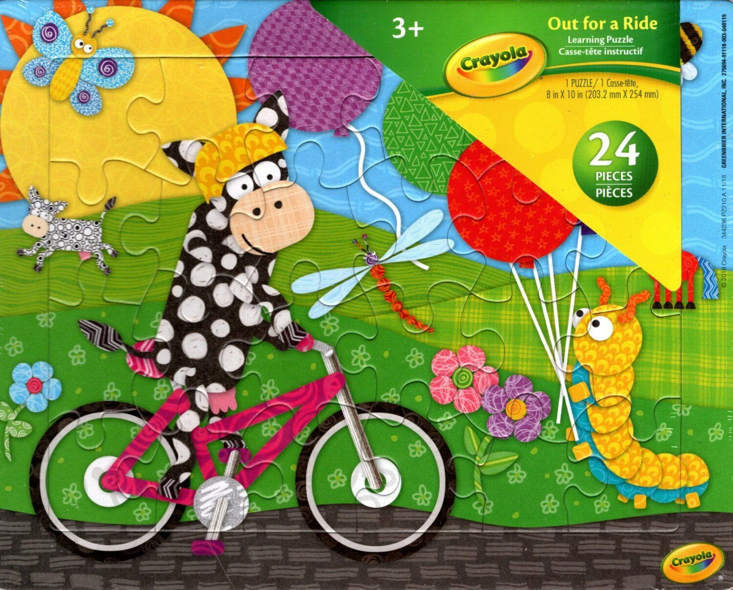 Crayola Out For Ride Learning Puzzle - 24 Pieces Jigsaw Puzzle